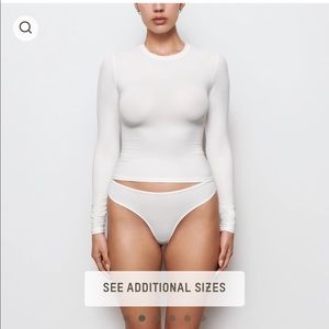 GREY SKIMS FITS EVERYONE SOLD OUT LIMITED COLOR MOONSTONE LONG SLEEVE TOP XS